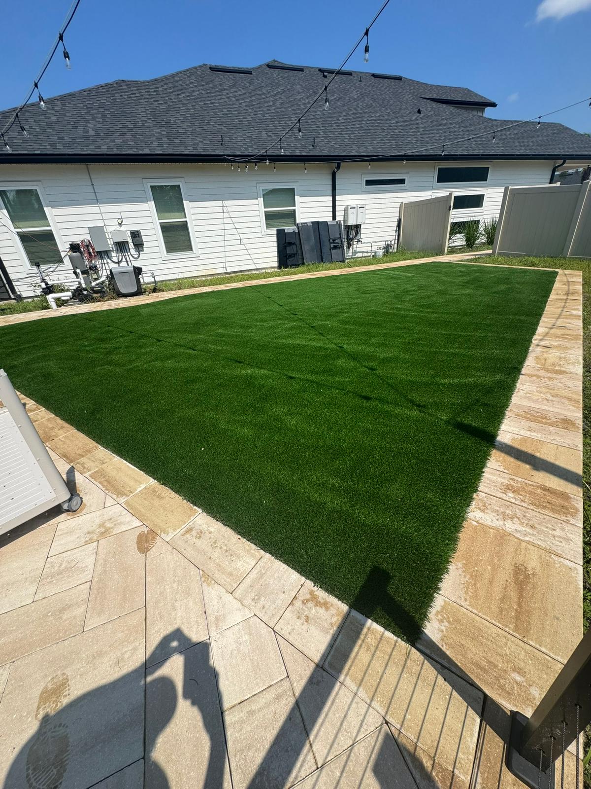 Completed turf project in Jacksonville